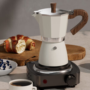300ML Vintage Classic Coffee Maker Espresso Aluminum Italian Moka Coffee Maker